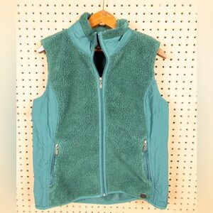 Ruff Hewn Deep Green Sherpa Fleece Zip-Up Size XL - cozy outdoor layer‎